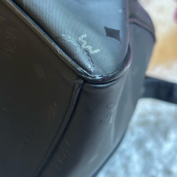 MCM PVC half moon shoulder bag - Picture 8 of 13